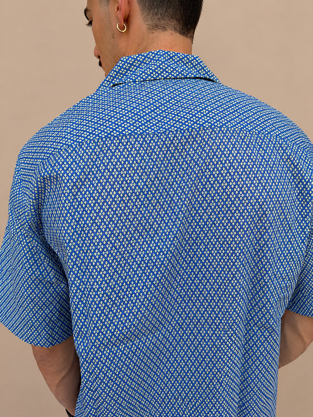 Coordinato camicia in cotone e costume da bagno V38
