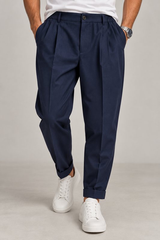 Pantalone élite poliviscosa - BLU NAVY