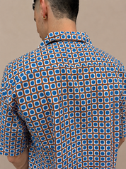Coordinato camicia in cotone e costume da bagno V20