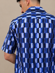 Coordinato camicia in cotone e costume da bagno V16
