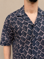 Coordinato camicia in cotone e costume da bagno V22