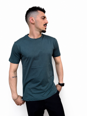 T-shirt cotone verde