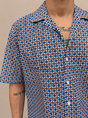 Coordinato camicia in cotone e costume da bagno V20