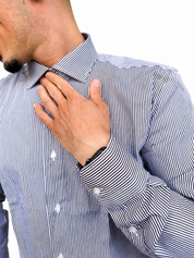 Camicia a bastoncino moro