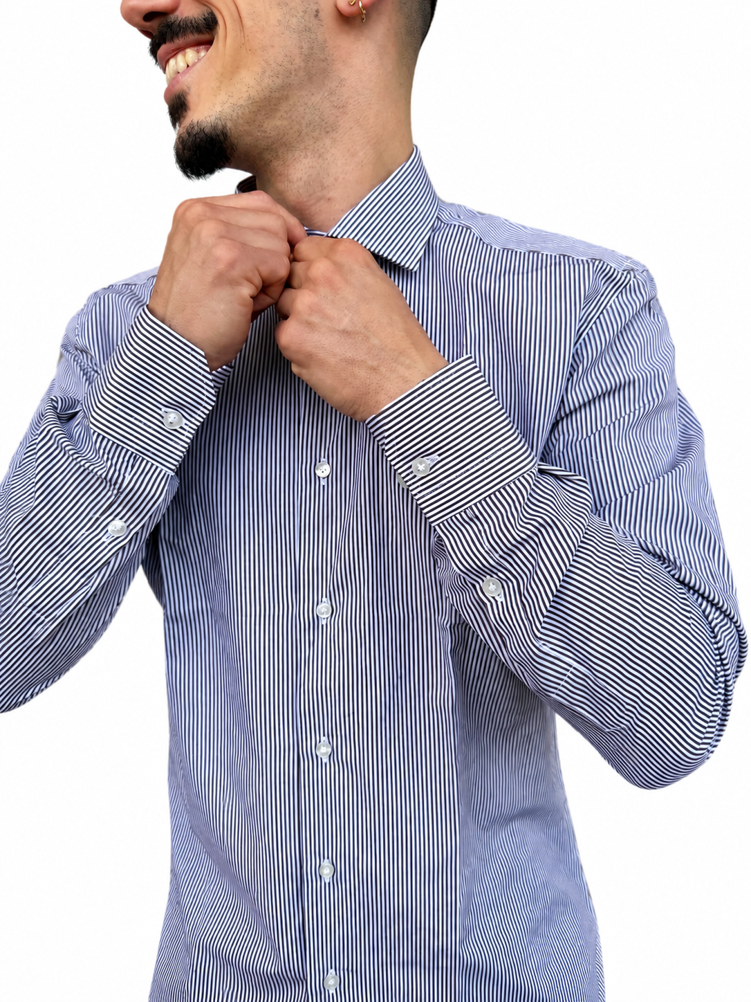 Camicia a bastoncino moro