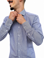 Camicia a bastoncino moro