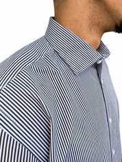 Camicia a bastoncino nera